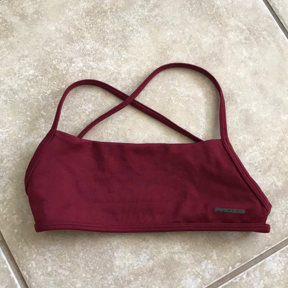 Maroon Sports Bra by [Brand] - Picture 2 of 2